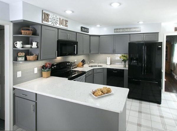 desain dapur modern untuk ruang kecil